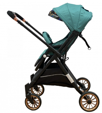 Carucior sport, cu maner reversibil, pliabil si troler, T700 For Angel, Verde [4]