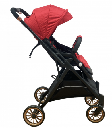 Carucior sport, cu maner reversibil, pliabil si troler, T700 For Angel, Rosu [4]