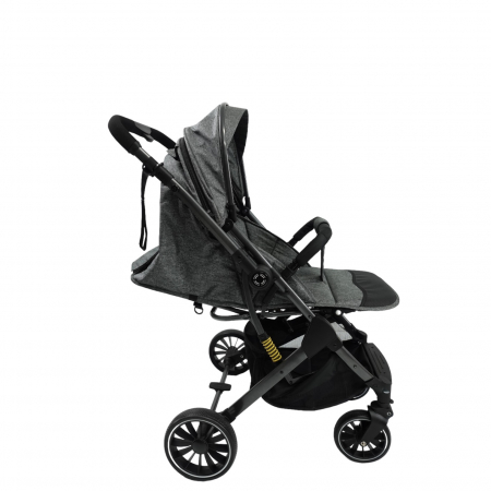 Carucior sport, cu maner reversibil, suspensii pe cadru, pliabil si troler, C1 Negru [31]