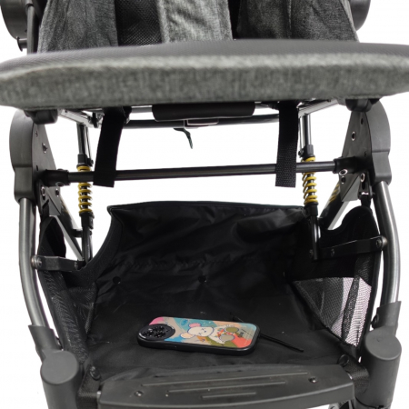 Carucior sport, cu maner reversibil, suspensii pe cadrul, pliabil, C1 Gri [33]
