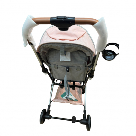 Carucior sport, cu suspensii, pliabil si troler, 309 Roz cu gri [4]