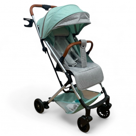 Carucioare sport - Carucior sport, cu suspensii, pliabil si troler, 309 Verde cu gri