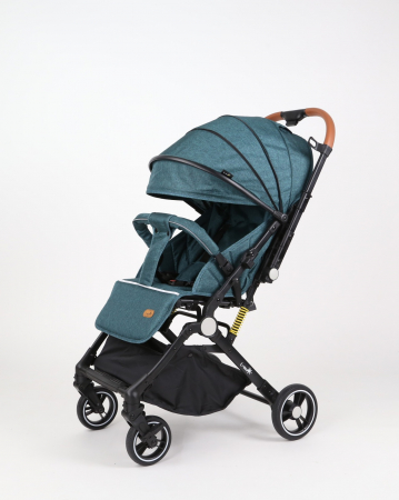 Carucior sport L-Sun, C6, Verde, pliabil tip troller, cu maner reversibil, husa de picioare si gentuta [9]