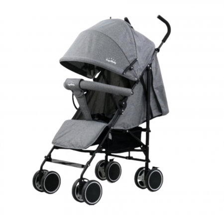 Carucioare copii - Carucior sport pliabil, roti duble, SageBaby S500 Gri