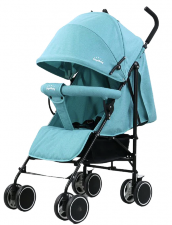Carucior sport pliabil, roti duble, SageBaby S500 Turquoise [8]