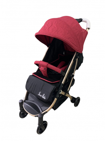 Carucioare sport - Carucior sport pliabil, tip troller, cu suspensii, 661 rosu