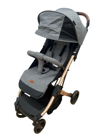 Carucior sport pliabil, tip troller, cu suspensii si husa picioare, C9 gri [3]