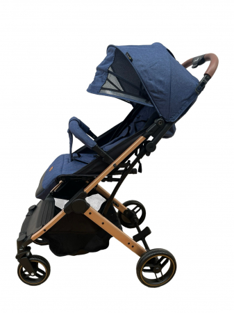 Carucior sport pliabil, tip troller, cu suspensii si husa picioare, C9 albastru [3]