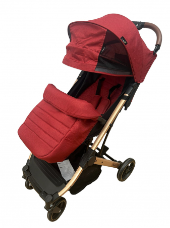 Carucioare sport - Carucior sport pliabil, tip troller, cu suspensii si husa picioare, C9 rosu