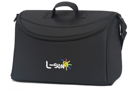 Carucior sport Q1, Negru, cu maner reversibil, pozitie de somn, pliabil, cu husa si geanta [4]