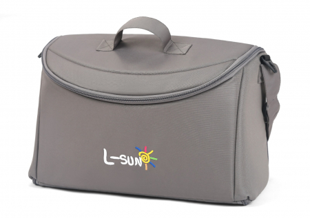 Carucior sport Q1, Gri, cu maner reversibil, pozitie de somn, pliabil, cu husa si geanta [4]