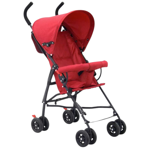 Carucioare sport - Carucior sport S101 rosu, ultra usor 4 kg, pliabil tip troller, 6-36 luni