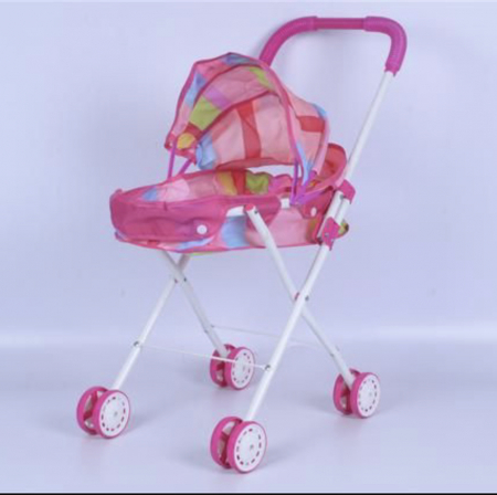 Carucior tip landou pentru papusi, cadru metalic [2]