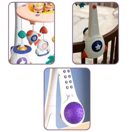 Carusel cu telecomanda si proiectii, cu melodii de somn, Space [4]