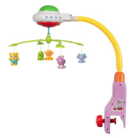 Carusele, proiectoare, lampi de veghe - Carusel muzical de patut, cu proiectii, Crib Bell 917