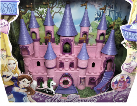 Castelul regal cu mire si mireasa, trasura si mobilier, cu sunete si lumini [2]