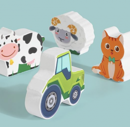 Casuta-geantuta cu maner, cu sortator Ferma Animalelor [3]