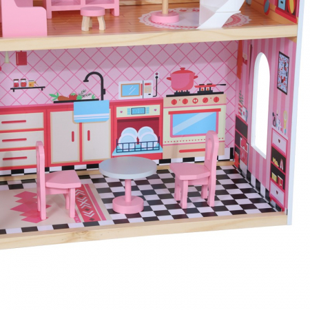 Casuta Gigant din lemn pentru papusi VIP Family Villa [4]