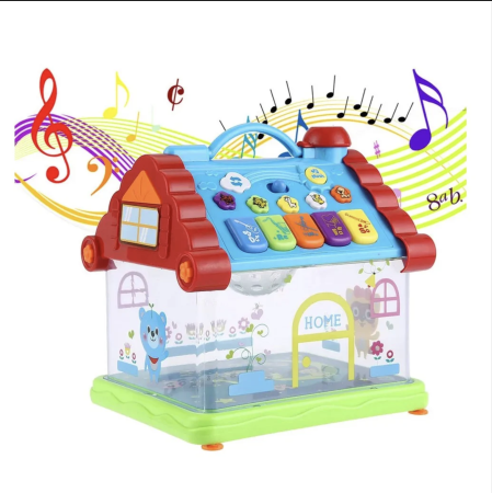 Casuta interactiva Home pentru bebelusi – cu lumini, muzica si proiectii stelare [6]