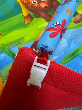 Centru de activitati bebelusi, saltea cu arcada cu jucarii, muzicala, Baby Jungle Animals [2]