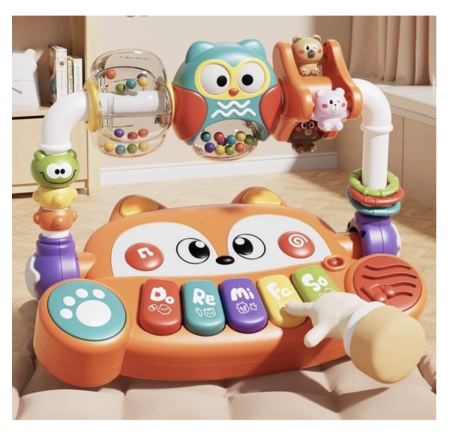 Centru de activitati interactiv Vulpita si Bufnita cu lumini si sunete, 12 luni+ [2]