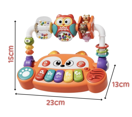 Centru de activitati interactiv Vulpita si Bufnita cu lumini si sunete, 12 luni+ [8]