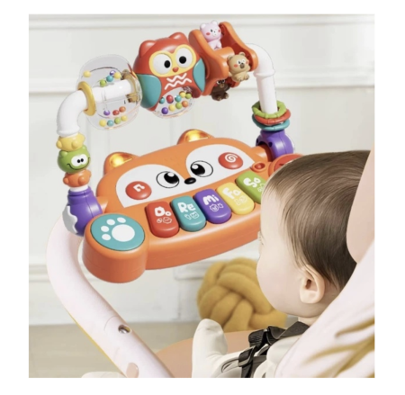 Centru de activitati interactiv Vulpita si Bufnita cu lumini si sunete, 12 luni+ [3]