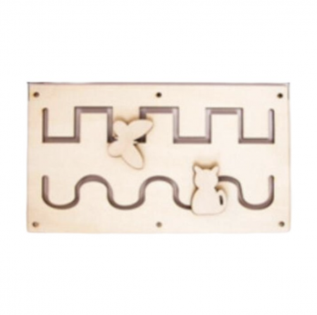 Centru Cub cu activitati multiple, tip Busy Board, din lemn [11]