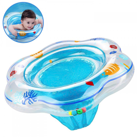 Gonflabile - Colac cu chilotel pentru bebelusi 6-36 luni, bleu