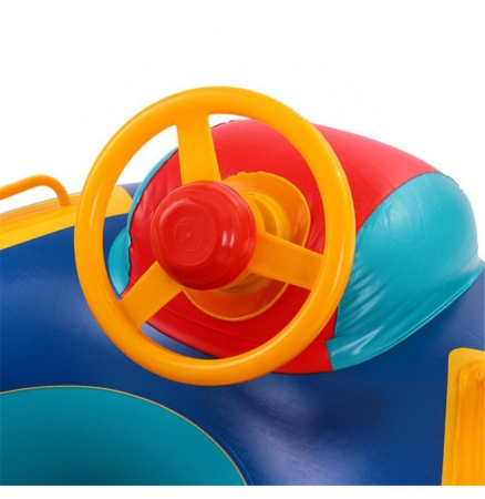 Colac gonflabil copii Masinuta cu volan si chilotel, PVC, 80 x 65 cm [3]