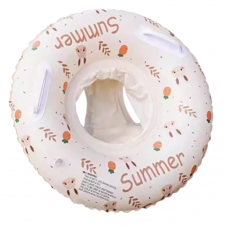 Gonflabile - Colac Gonflabil pentru Copii cu Scaunel Interior – Summer, Model Fructe și Frunze