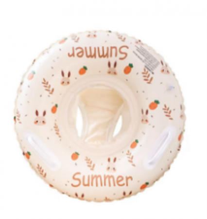 Gonflabile - Colac Gonflabil pentru Copii cu Scaunel Interior – Summer, Model Fructe și Frunze