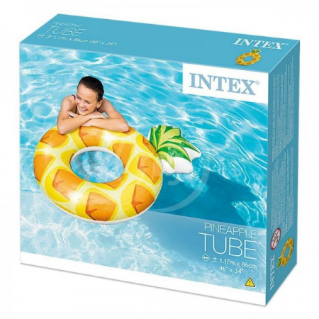 Colac gonflabil tip saltea, Ananas Pineapple, 117x86 cm, 56266 [2]