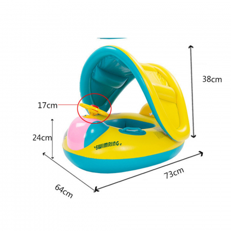 Colac Inot Cu Protectie Solara Baby Swim [6]