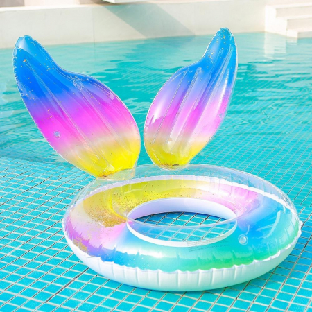 Gonflabile - Colac Sirena Rainbow, 70 cm