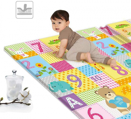 Covor bebe pliabil, gros, termoizolant, cu 2 fete, Lion Kingdom, 200 x 180 cm, 19500 [6]