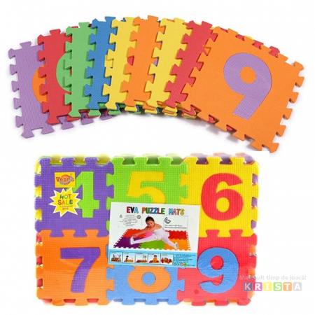 Covor Puzzle Din Burete Cu Cifre EVA [2]