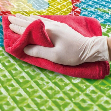 Covor puzzle EVA piese mari - Cifre si animale [5]