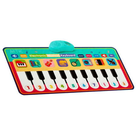 Jocuri si Jucarii - Covor Muzical Interactiv cu 10 Taste si 8 Instrumente