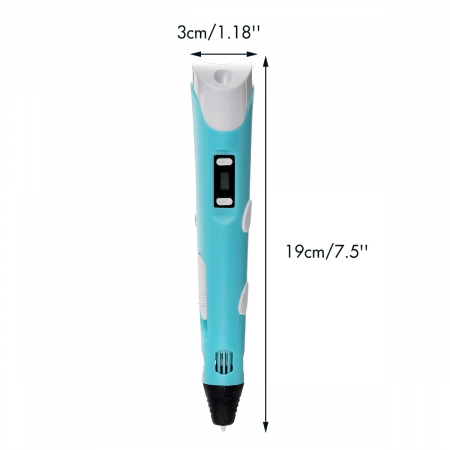 Creion inteligent de imprimare 3D, cu afisaj digital, incarcare USB si 104,5 m filament [6]