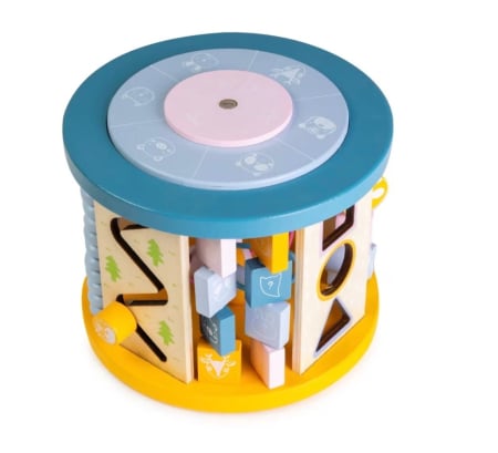 Cub Activitati Educativ Montessori 13 in 1, din lemn [7]