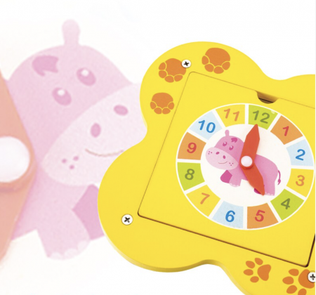 Cub cu 6 activitati Montessori, animalele salbatice cu circuit de bile Mini Animal Cube [5]