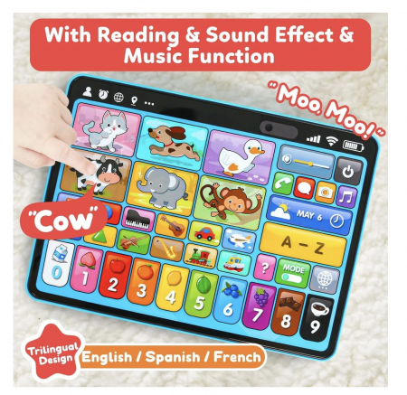 Tableta Interactiva 3 in 1 pentru Copii – Logopedica si Muzicala [3]