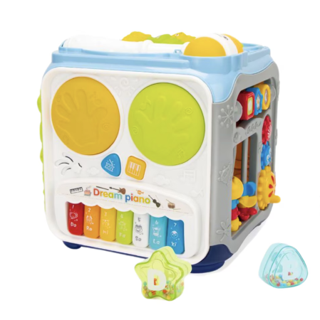 Jucarii interactive bebe - Jucarie interactiva Cub Educational Multifunctional pentru Bebe, 6 luni+