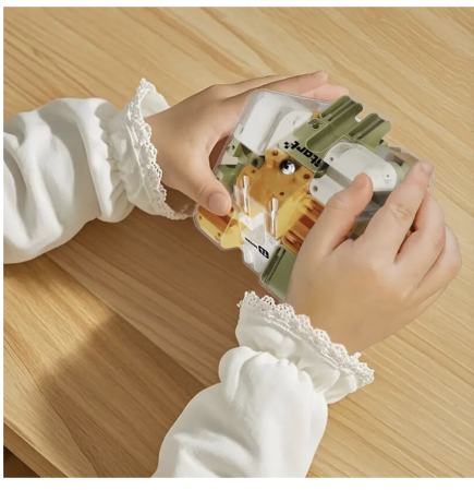 Cub mecanic Puzzle 2 in 1 - Labirint cu bile [3]