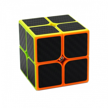 Cub mecanic 2x2x2, multicolor MF8861 Carbon, de viteza Speedcube mecanic [3]