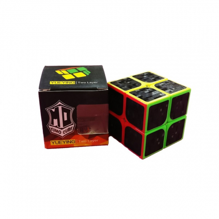 Cub mecanic 2x2x2, multicolor MF8861 Carbon, de viteza Speedcube mecanic [2]