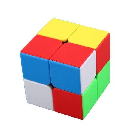 Cub mecanic 2x2x2, multicolor, Stickerless, de viteza Speedcube mecanic [7]