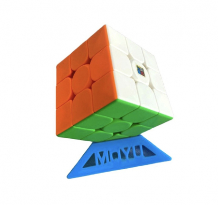 Cub mecanic 3x3x3, 3M Moyu Magnetic Stickerless, cu arc, de viteza Speedcube [15]