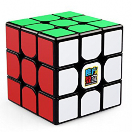 Cub mecanic 3x3x3 antistres, Black, Moyu, de viteza, Speedcube [0]